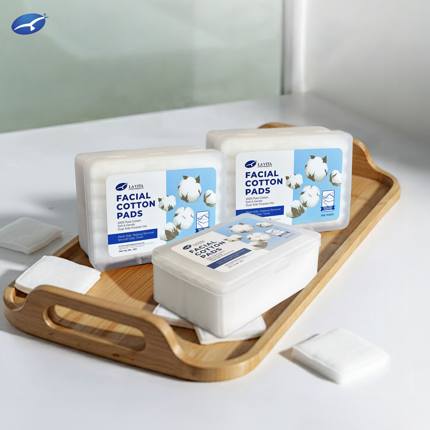 Trio Facial Cotton Pads